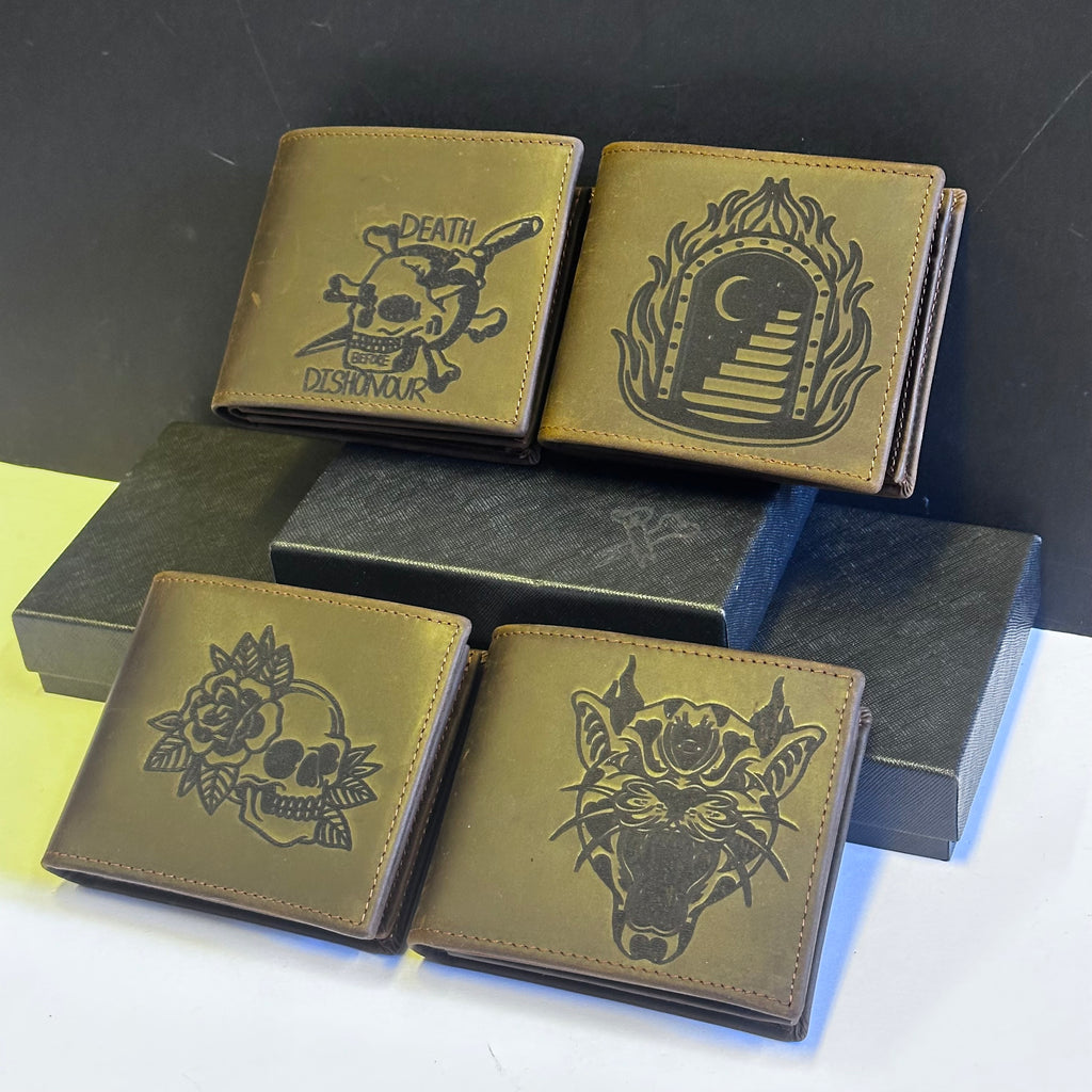 Leather wallet with Gift Box