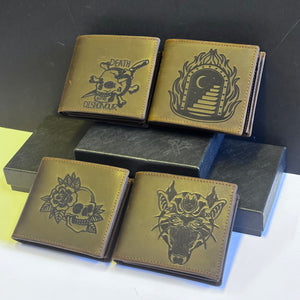 Leather wallet with Gift Box