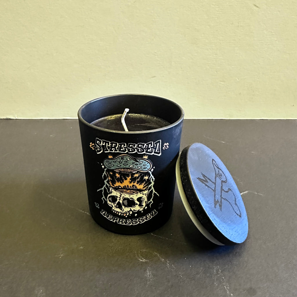 Black Fig & Vetiver Reed - stressed & depressed -Candle