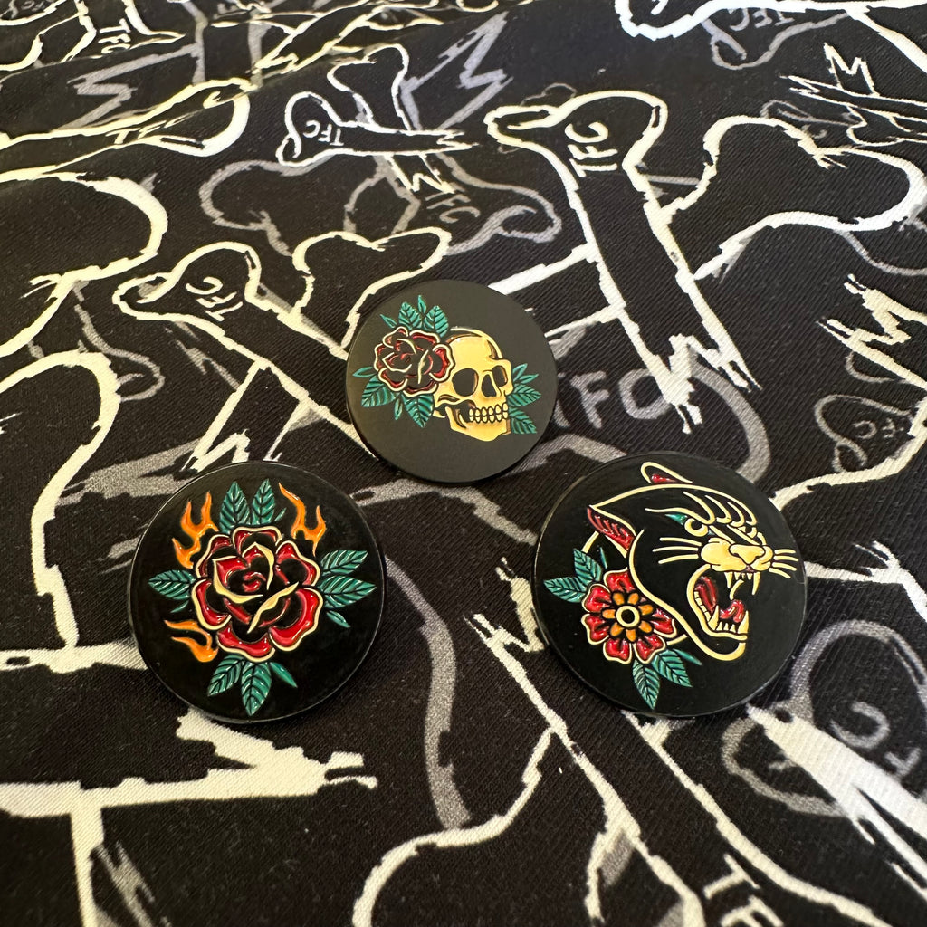 Flash Pin Badges