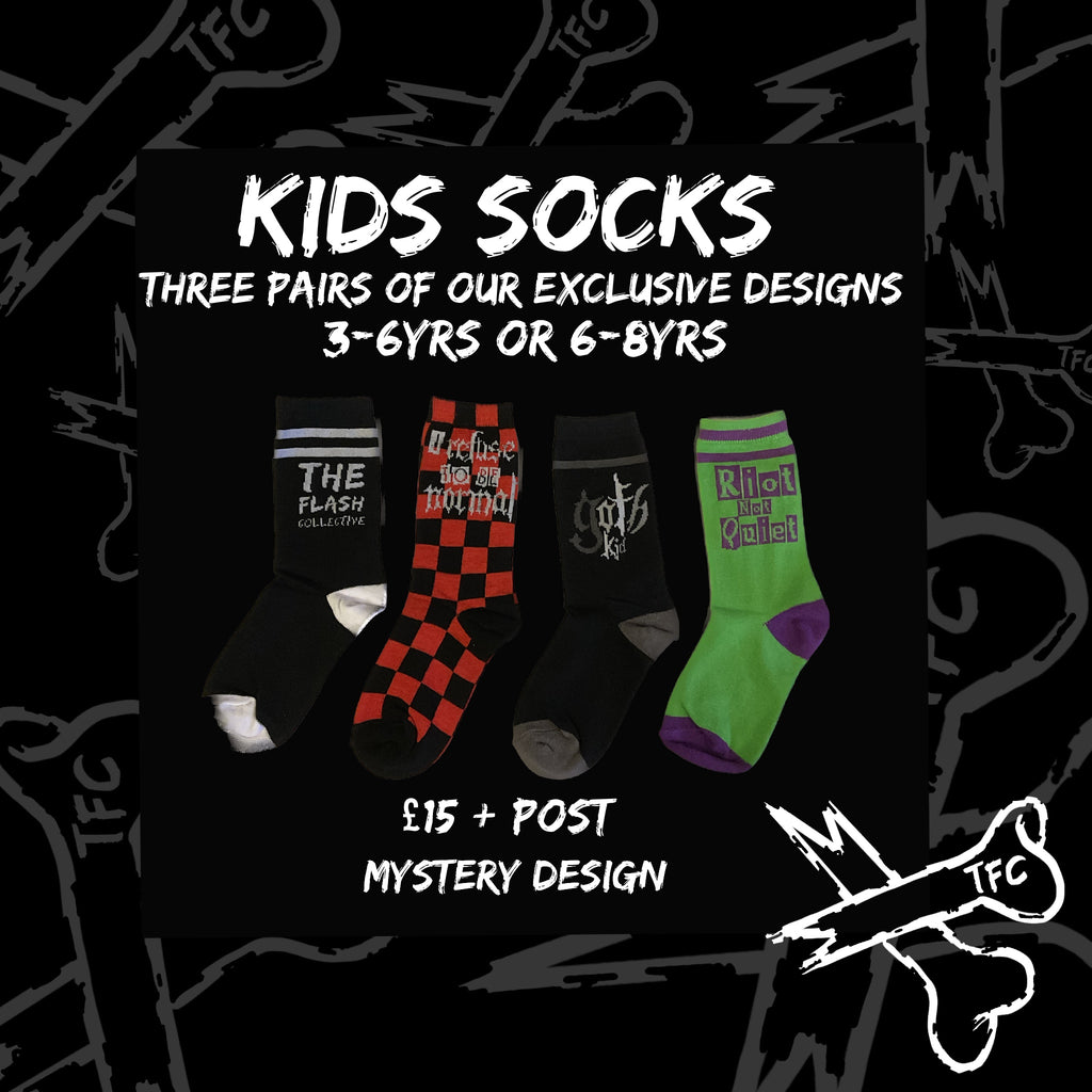 3x Kids Socks - Mystery Design