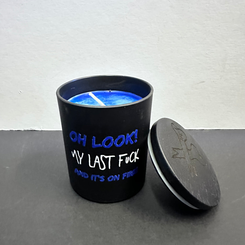 Blueberry & Vanilla - My Last F*ck - Candle