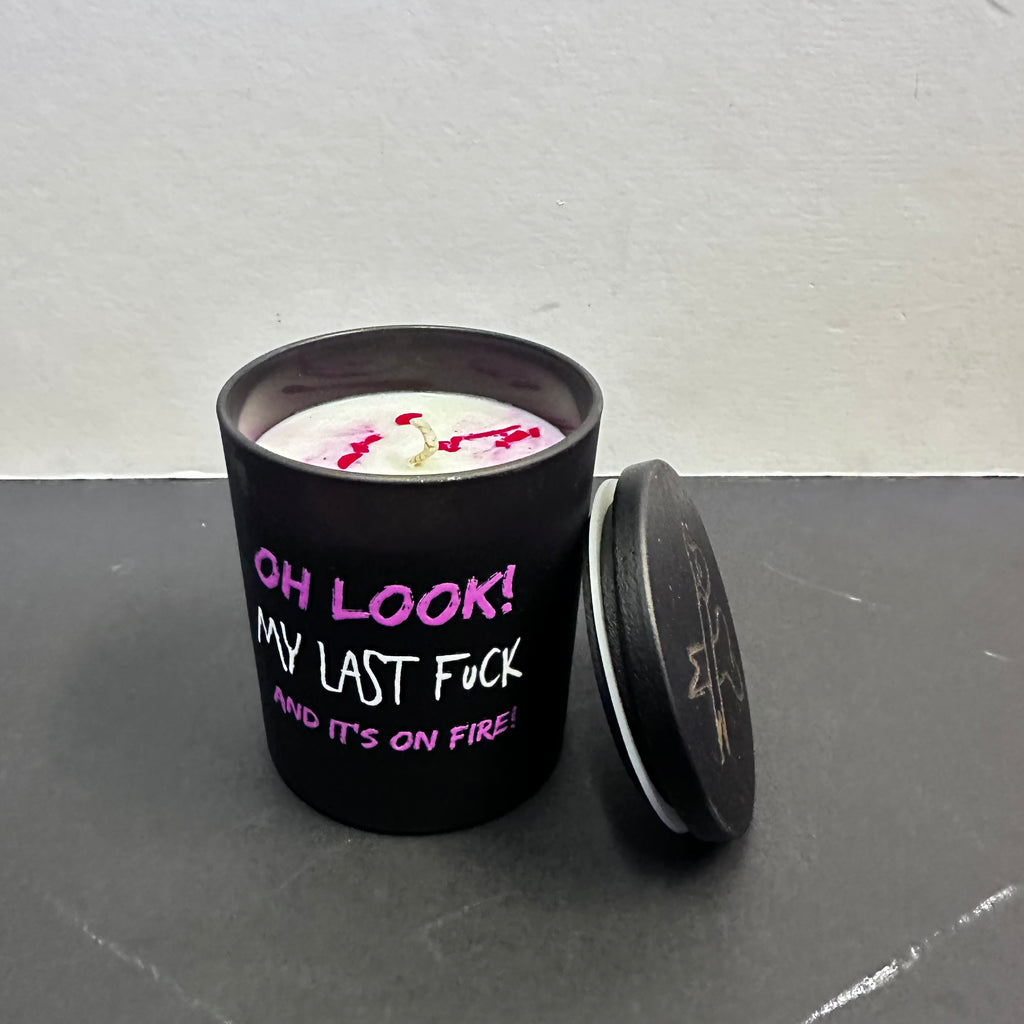 Raspberry Daiquiri - My Last F*ck - Candle