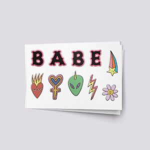 Babe Knuckles - 3 pack - Temp. Tattoo