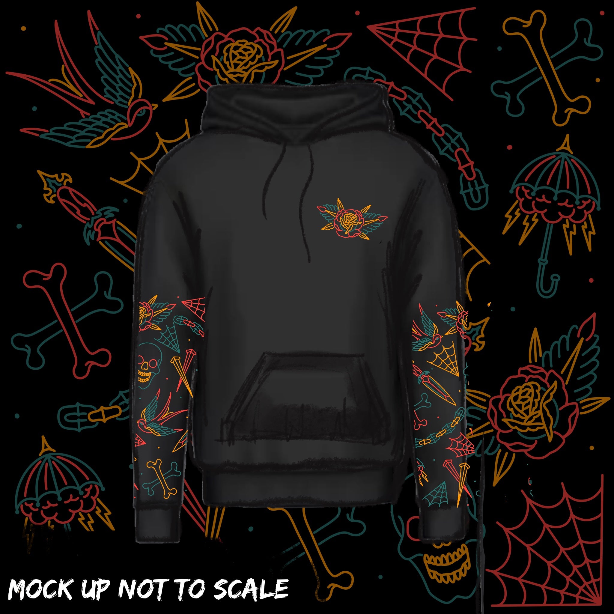 Hoody - Colour Tattoos