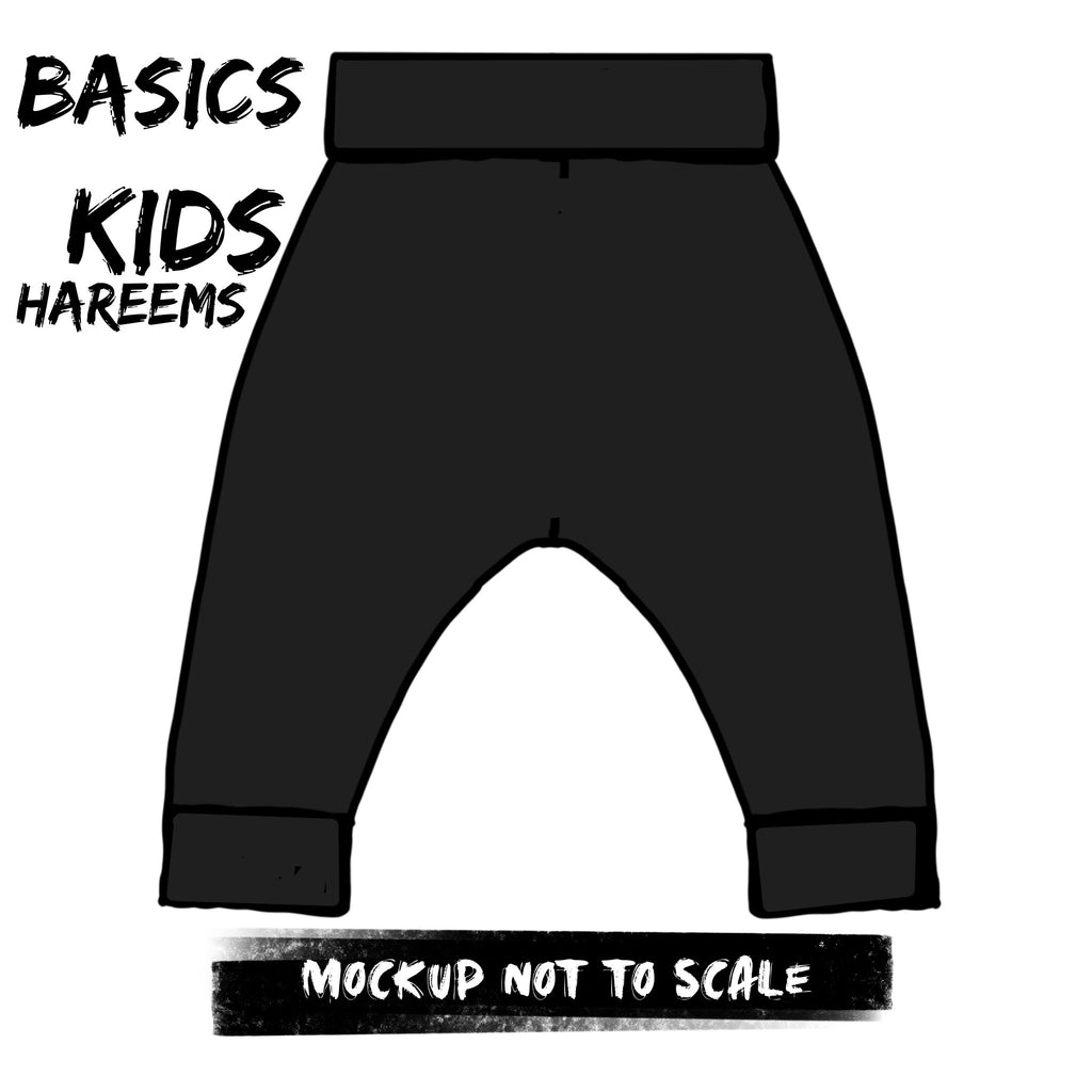 Basics Black- kids Hareems